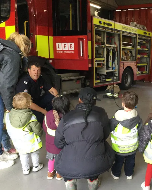 visiting a fire station